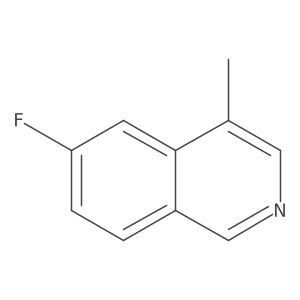 6-Fluoro-4-methylisoquinoline结构式