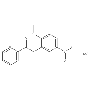 Sodium 4-methoxy-3-(pyridine-2-amido)benzene-1-sulfinate Structure