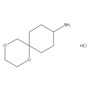 1,4-Dioxaspiro[5.5]undecan-9-amine hydrochloride Structure