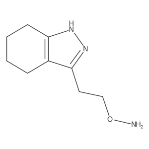O-[2-(4,5,6,7-tetrahydro-1H-indazol-3-yl)ethyl]hydroxylamine Structure