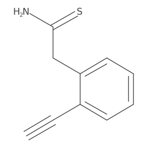 2-(2-Ethynylphenyl)ethanethioamide Structure