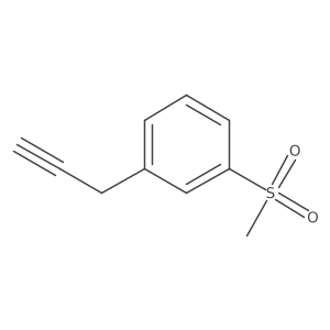 1-Methanesulfonyl-3-(prop-2-yn-1-yl)benzene Structure