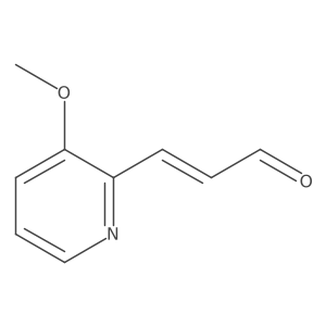 3-(3-Methoxypyridin-2-yl)prop-2-enal结构式