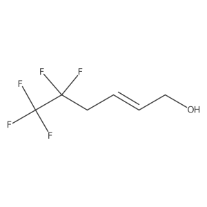 5,5,6,6,6-Pentafluorohex-2-en-1-ol Structure