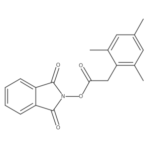 1,3-dioxo-2,3-dihydro-1H-isoindol-2-yl 2-(2,4,6-trimethylphenyl)acetate结构式
