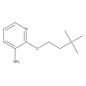 2-[2-(Trimethylsilyl)ethoxy]pyridin-3-amine结构式