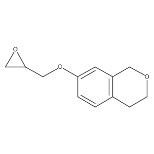 7-(Oxiran-2-ylmethoxy)-3,4-dihydro-1H-isochromene结构式