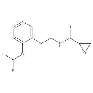 N-{2-[2-(difluoromethoxy)phenyl]ethyl}oxirane-2-carboxamide Structure