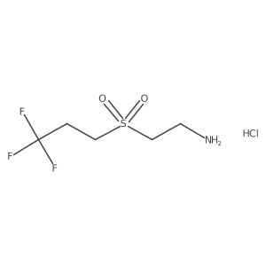 3-(2-Aminoethanesulfonyl)-1,1,1-trifluoropropane hydrochloride Structure