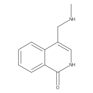 4-[(methylamino)methyl]-1(2H)-Isoquinolinone结构式