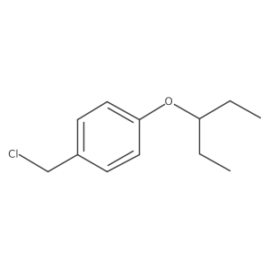 1-Chloromethyl-4-(1-ethylpropoxy)benzene Structure