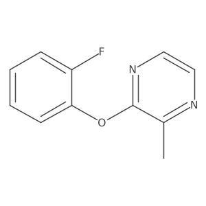 2-(2-Fluorophenoxy)-3-methylpyrazine Structure
