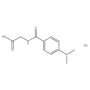 2-{[4-(Dimethylamino)phenyl]formamido}acetic acid hydrochloride Structure