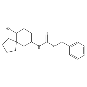benzyl N-{10-hydroxyspiro[4.5]decan-7-yl}carbamate结构式