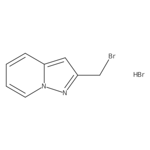2-(Bromomethyl)pyrazolo[1,5-a]pyridine hydrobromide结构式