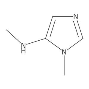 N,1-dimethyl-1H-Imidazol-5-amine结构式