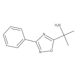 2-(3-Phenyl-1,2,4-oxadiazol-5-yl)propan-2-amine Structure