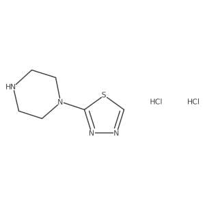 1-(1,3,4-Thiadiazol-2-yl)piperazine dihydrochloride Structure