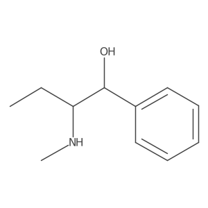 Buphedrone pseudoephedrine, (+/-)-结构式