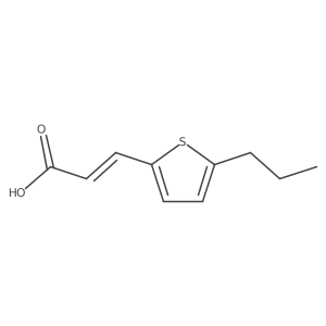 3-(5-Propylthiophen-2-yl)prop-2-enoic acid Structure