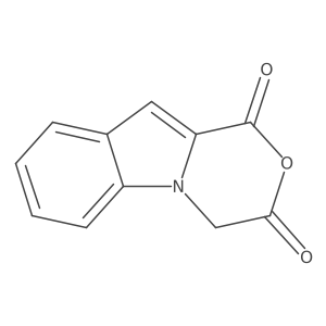 1H,3H,4H-[1,4]oxazino[4,3-a]indole-1,3-dione Structure