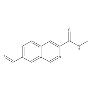 7-Formyl-n-methyl-3-isoquinolinecarboxamide Structure