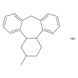 Mirtazapine hydrobromide Structure