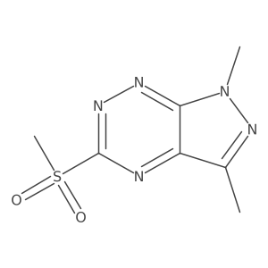 1,3-Dimethyl-5-(methylsulfonyl)-1H-pyrazolo[4,3-e][1,2,4]triazine Structure