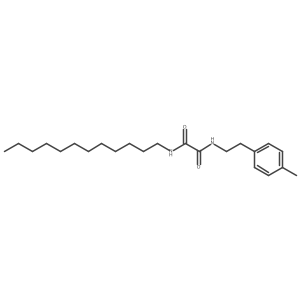 N1-Dodecyl-N2-[2-(4-methylphenyl)ethyl]ethanediamide结构式