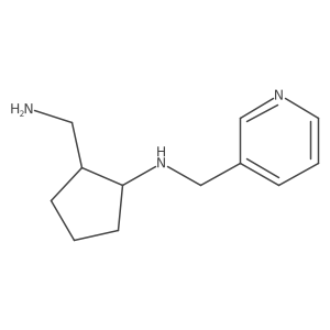 N-[2-(Aminomethyl)cyclopentyl]-3-pyridinemethanamine结构式