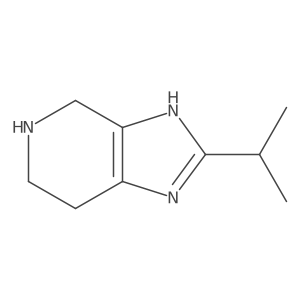 2-Isopropyl-4,5,6,7-tetrahydro-1H-imidazo[4,5-C]pyridine Structure
