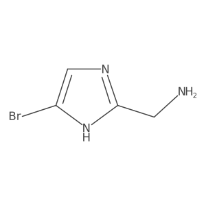 (4-Bromo-1H-imidazol-2-YL)methanamine结构式