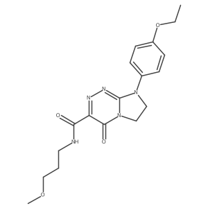 8-(4-ethoxyphenyl)-N-(3-methoxypropyl)-4-oxo-4,6,7,8-tetrahydroimidazo[2,1-c][1,2,4]triazine-3-carboxamide Structure