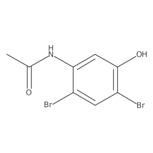 N-(2,4-dibromo-5-hydroxyphenyl)acetamide Structure