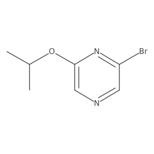 2-Bromo-6-isopropoxypyrazine结构式