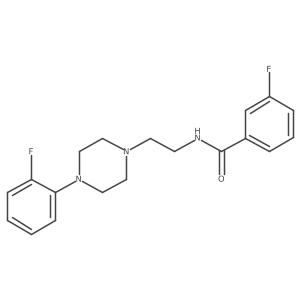 3-fluoro-N-(2-(4-(2-fluorophenyl)piperazin-1-yl)ethyl)benzamide结构式