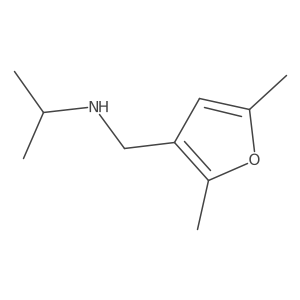 [(2,5-Dimethylfuran-3-yl)methyl](propan-2-yl)amine Structure