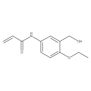 N-[4-ethoxy-3-(hydroxymethyl)phenyl]prop-2-enamide结构式