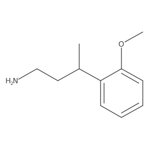 3-(2-Methoxyphenyl)butan-1-amine结构式