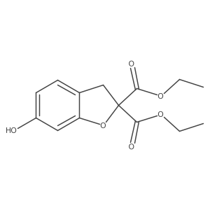 6-Hydroxy-2,2(3h)-benzofurandicarboxylic acid 2,2-diethyl ester Structure