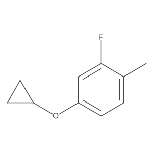 4-Cyclopropoxy-2-fluoro-1-methylbenzene Structure