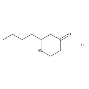 2-Butylpiperidin-4-one hydrochloride Structure