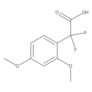 2-(2,4-Dimethoxyphenyl)-2,2-difluoroacetic acid结构式