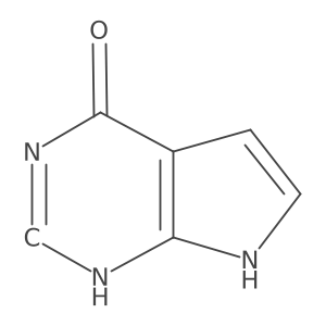 4-oxo(2-(1)C)-1H,4H,7H-pyrrolo[2,3-d]pyrimidin-2-yl结构式