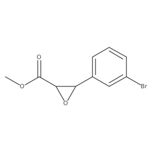 Methyl 3-(3-Bromophenyl)oxirane-2-carboxylate Structure