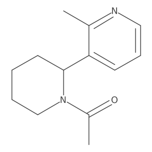 1-(2-(2-Methylpyridin-3-yl)piperidin-1-yl)ethanone结构式