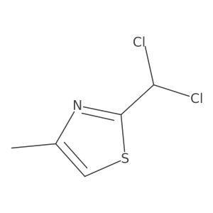 2-(Dichloromethyl)-4-methylthiazole Structure