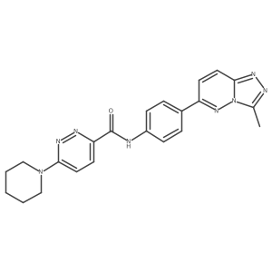 N-(4-(3-methyl-[1,2,4]triazolo[4,3-b]pyridazin-6-yl)phenyl)-6-(piperidin-1-yl)pyridazine-3-carboxamide Structure