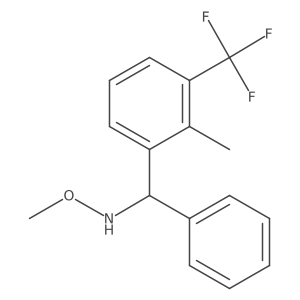 N-methoxy-1-[2-methyl-3-(trifluoromethyl)phenyl]-1-phenylmethanamine Structure