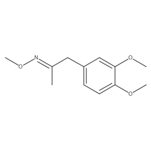 1-(3,4-Dimethoxyphenyl)-2-propanone O-methyloxime结构式